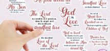 God s Love Bible Verse Printable Stickers For Cricut