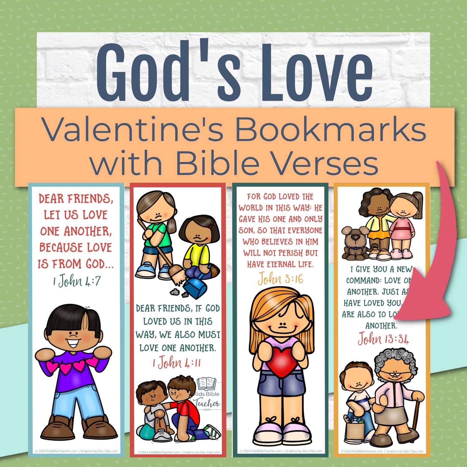 Free Printable Love Bible Verse Bookmarks