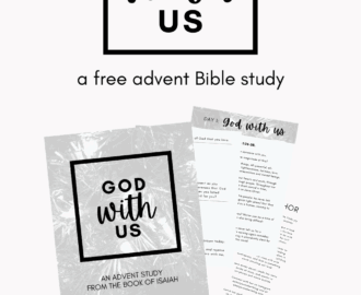 God With Us A Free Advent Bible Study Jenn Schultz
