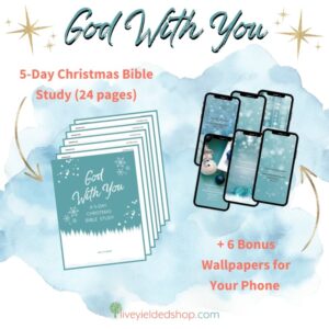 God With You A 5 Day Christmas Bible Study Live Yielded Shop