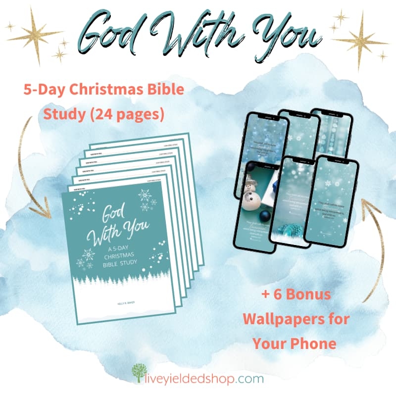 God With You A 5 Day Christmas Bible Study Live Yielded Shop