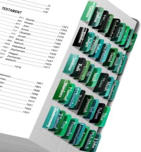 GOTIDEAL Bible Tabs 90 Tabs Plastic Laminated Bible Botswana Ubuy