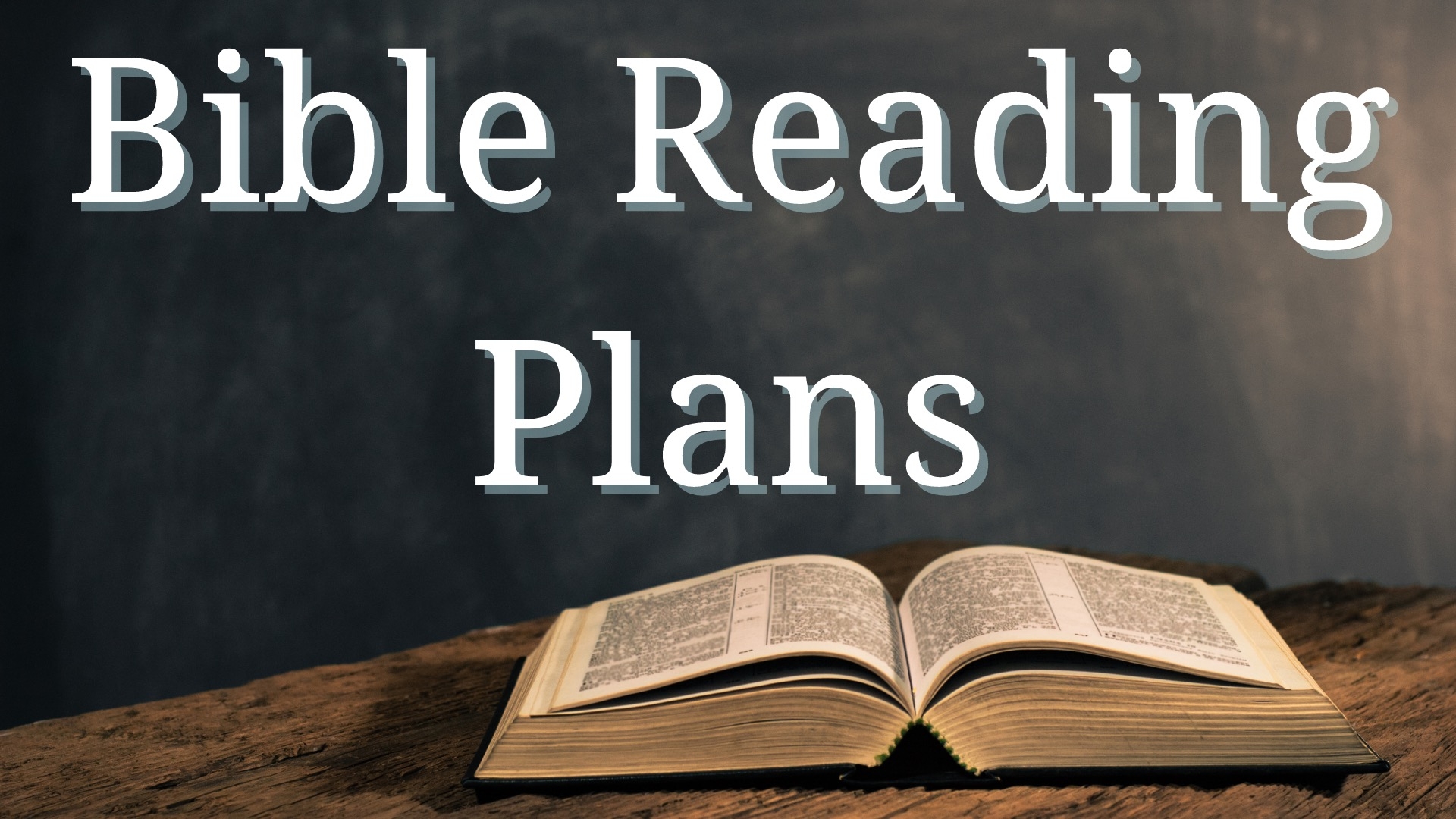 Grace Bible Church Boerne TX Bible Reading Plans