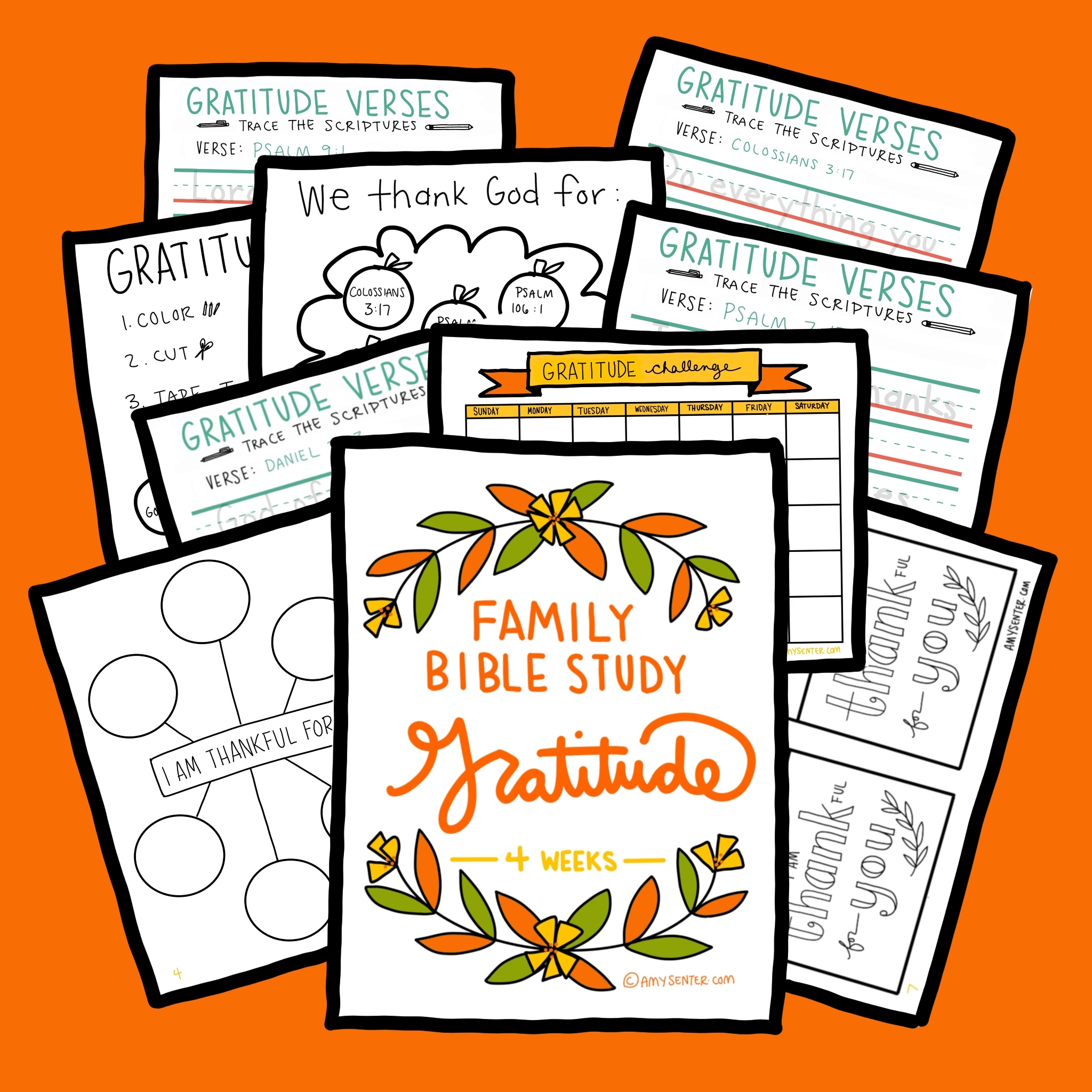 gratitude family bible study