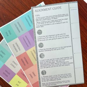 Green Bible Tabs Large Print Bible Tabs 80 Repositionable Index Labels Earthy Brown Laminated Bible Tabs For Women