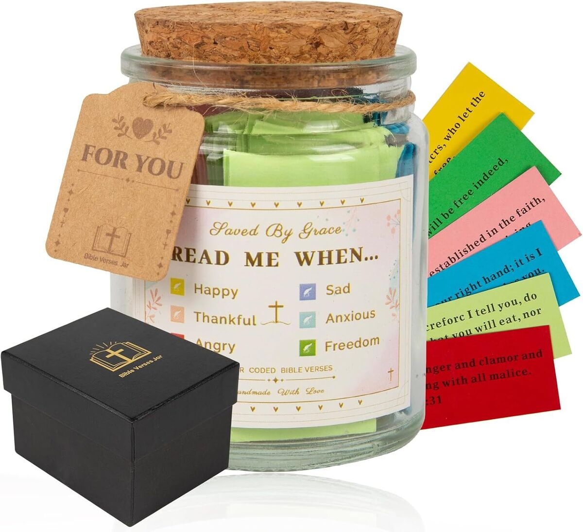 Handmade Jars Bible Verses In A Jar Hope Prayer Scripture Jar Church Biblical EBay