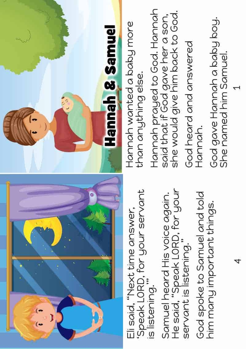 Hannah And Samuel Free Children s Bible Lesson Trueway Kids