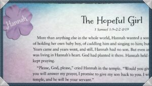 hannah the hopeful girl part 5 in a fourteen week bible study for women glenys nellist
