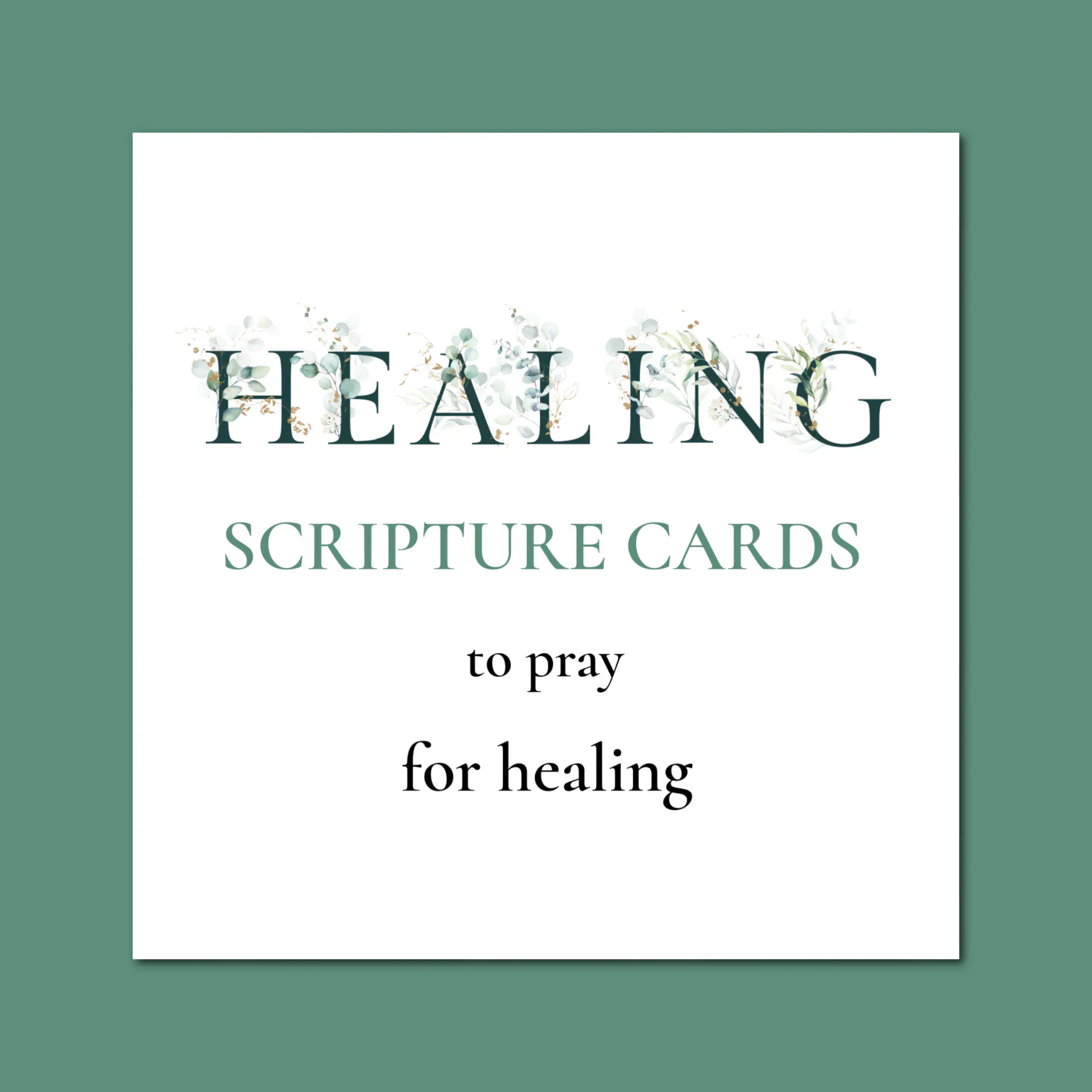 HEALING Scripture Cards Printable Healing Bible Verse Cards Healing Prayer Cards Prayer For Healing Scriptures On Healing Healing Cards Etsy