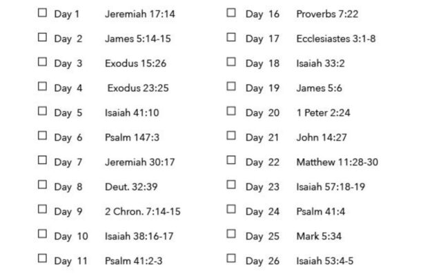 Healing Scripture Writing Guide Download Free Printable IBelieve