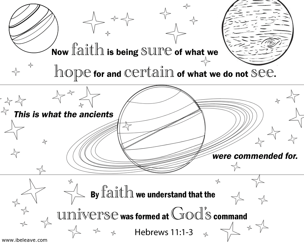 Bible Printable Worksheet On Faith
