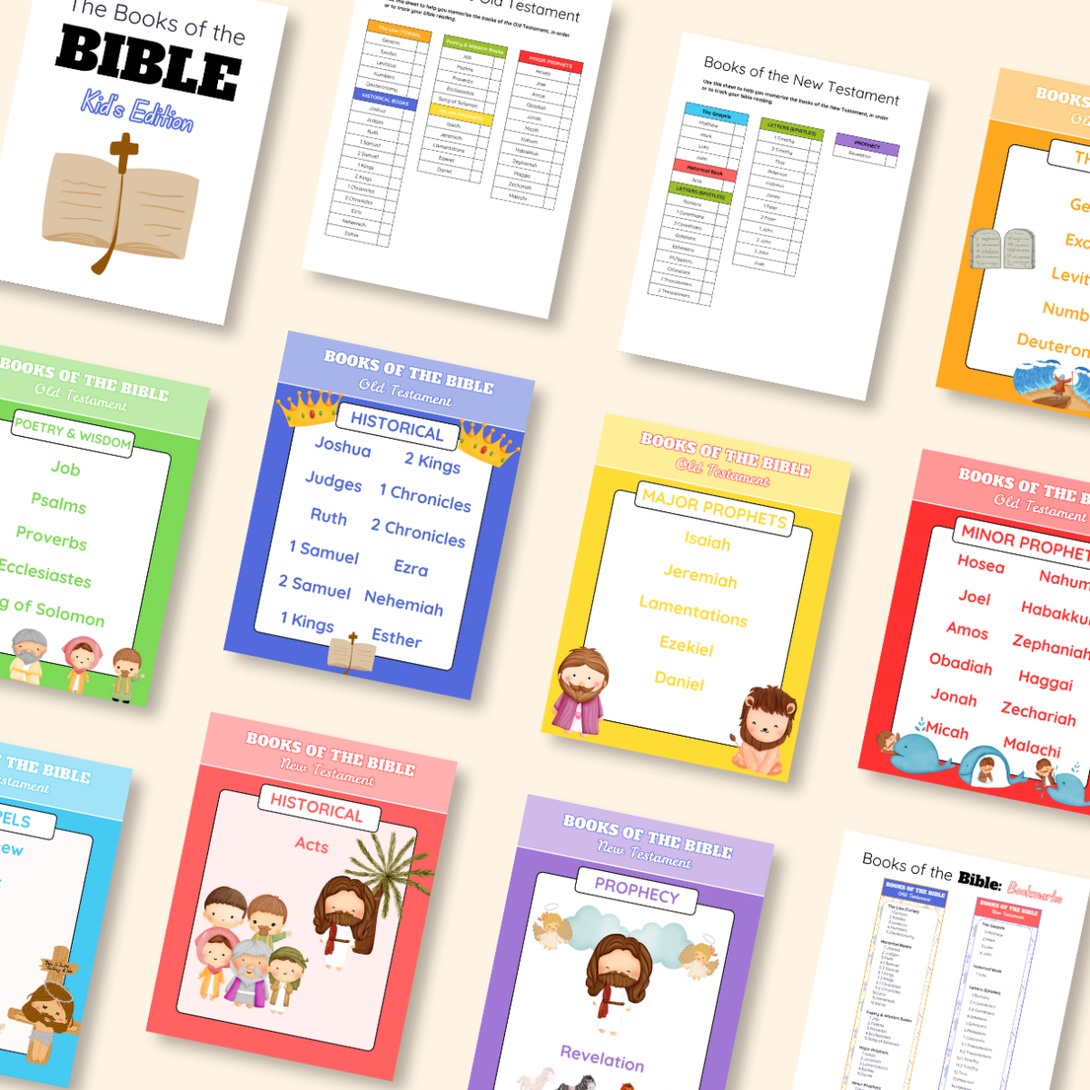 Help Kids Learn The Books Of The Bible With This Printable Kids Activities Blog
