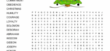 Heroes Of The Bible Word Search WordMint