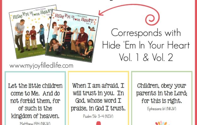 Hide Em In Your Heart Scripture Cards FREE Printable My Joy Filled Life