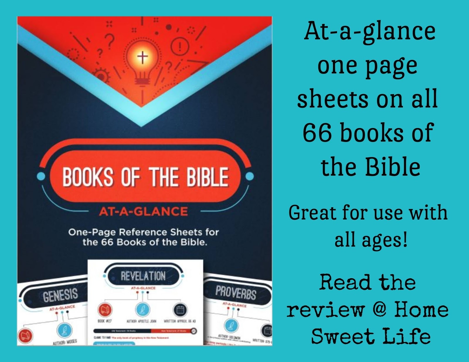 Home Sweet Life Books Of The Bible At a Glance A Crew Review