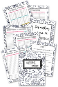 Hope Coloring Binder Christian Devotions For Women Sarah Titus