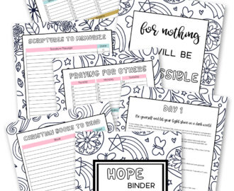 Hope Coloring Binder Christian Devotions For Women Sarah Titus