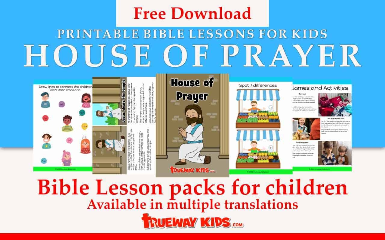 House Of Prayer Jesus Clear s The Temple Bible Lesson For Kids Trueway Kids