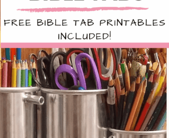 How To Make Beautiful Bible Book Tabs Free Bible Index Tab Printable Included