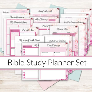 How To Use A Bible Study Planner