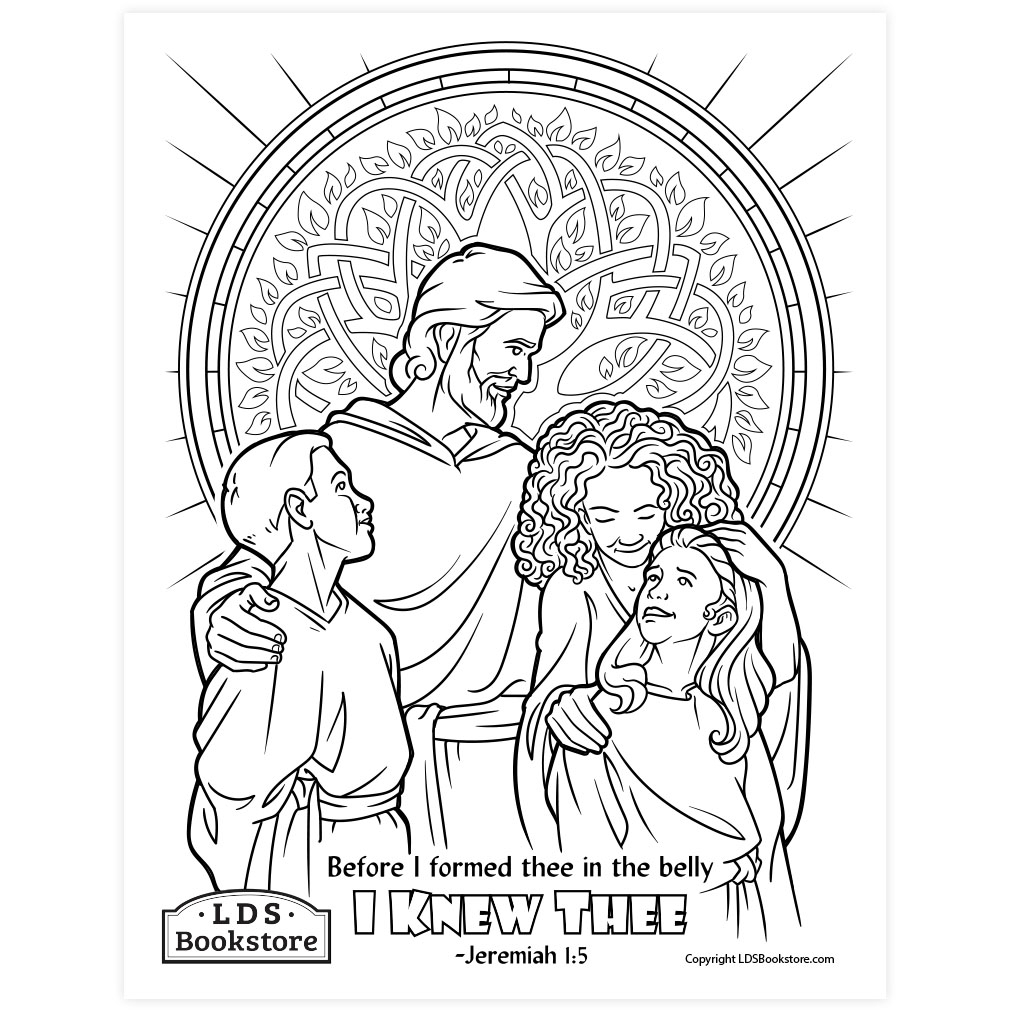 I Knew Thee Coloring Page Printable
