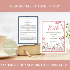 In depth Bible Study In Ruth Printable Bible Study Guide Digital Scripture Study Workbook Guided Bible Study PDF Worksheets Download Etsy