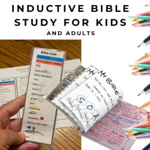 Inductive Bible Study Prayer For Kid SOAP Acronym