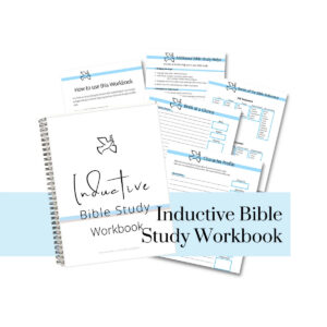 Inductive Bible Study Workbook Printable Christian Study Guide PDF Bible Study Worksheets For Women Faith Planner Download Etsy