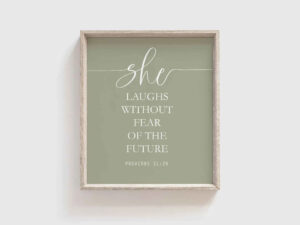 Inspirational Bible Verse Nursery Wall Art Printable Wall Art Girl s Room Motivational Art Proverbs 31 25 Print Christian Women Poster Etsy