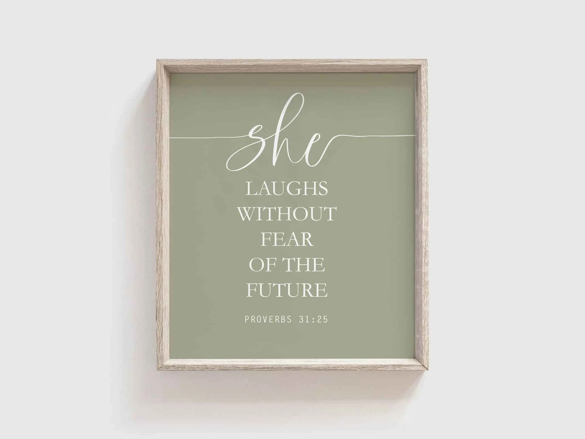 Inspirational Bible Verse Nursery Wall Art Printable Wall Art Girl s Room Motivational Art Proverbs 31 25 Print Christian Women Poster Etsy