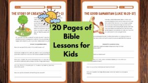 interactive bible lessons for kids bible stories made fun for sunday school and home classful