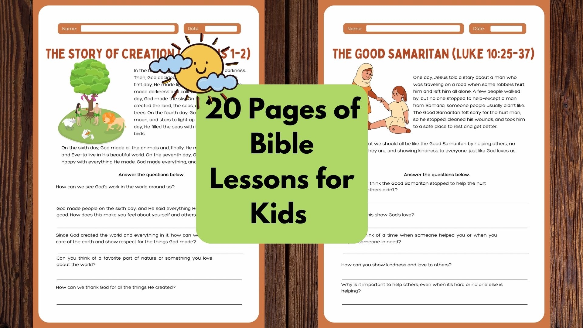 interactive bible lessons for kids bible stories made fun for sunday school and home classful