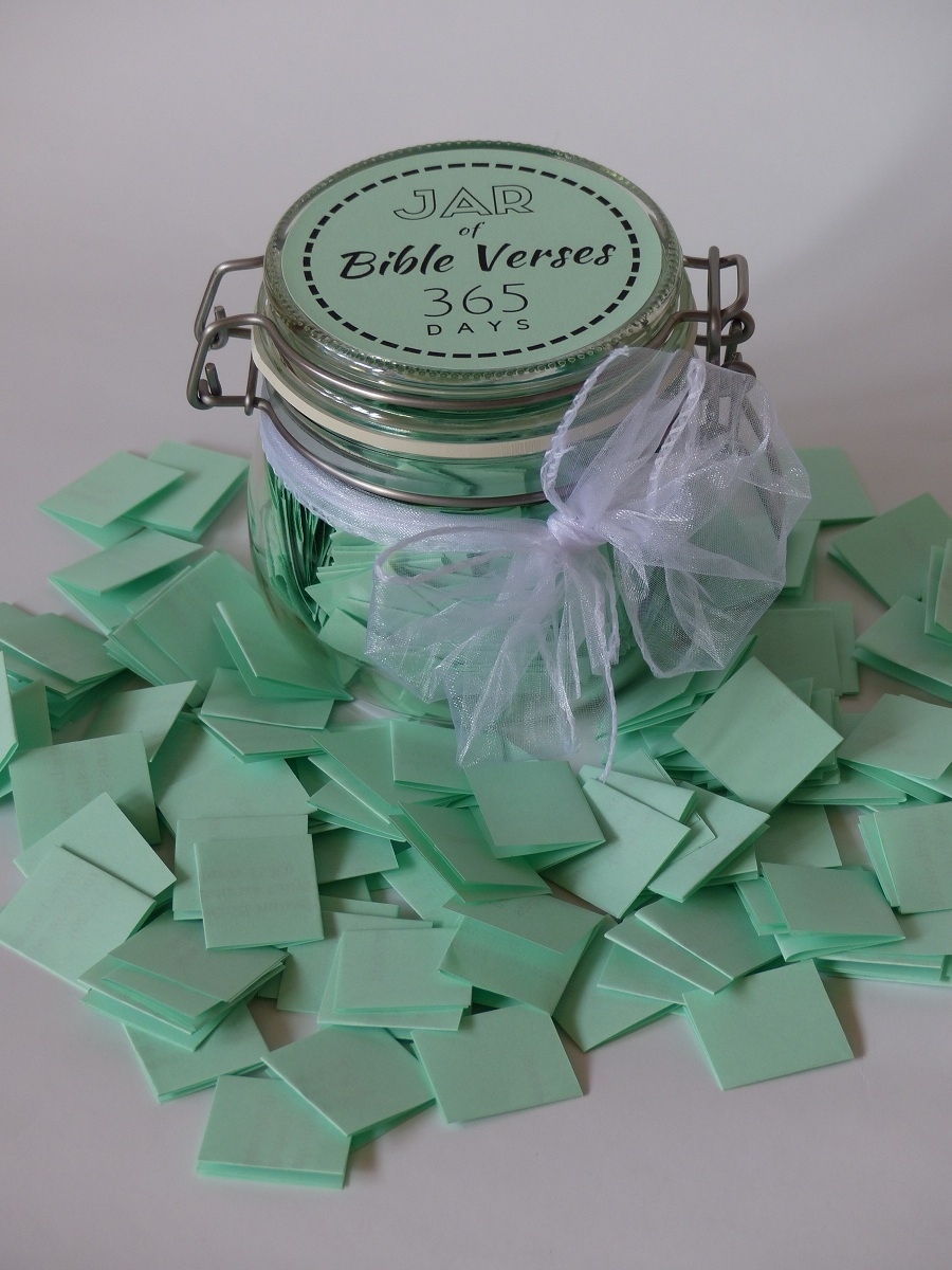 365 Verses in a Jar Printable KJV Bible
