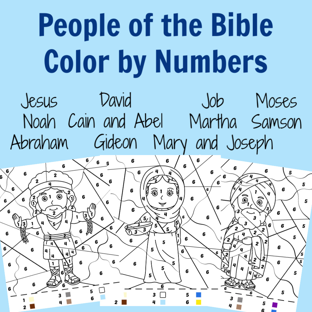 Jesus Color By Number Free Printable The Activity Mom