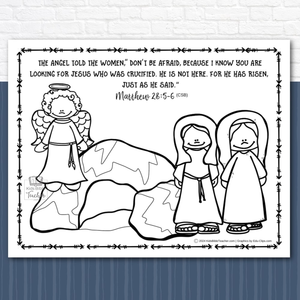 Free Printable Bible Study Activities for Resurection Week