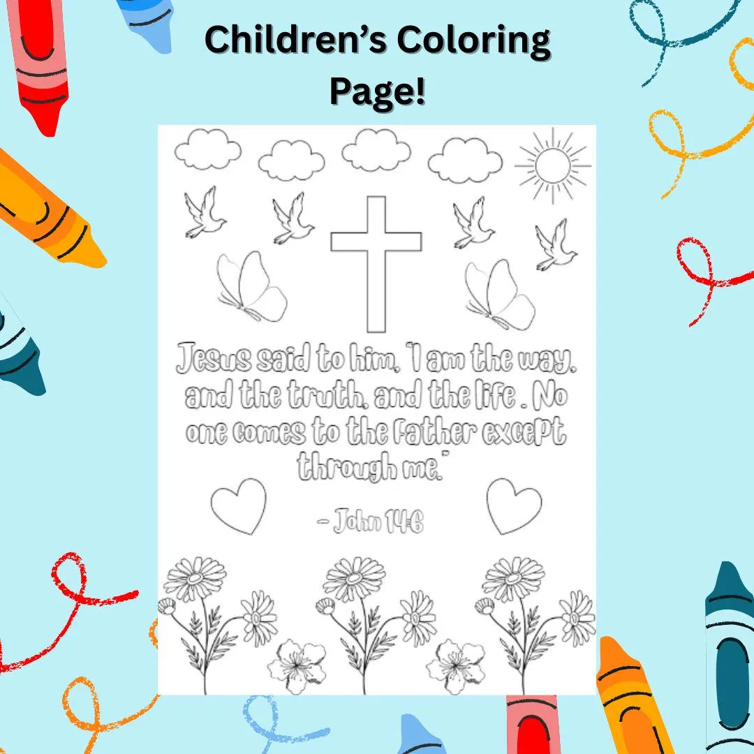 John 14 6 Printable Bible Verse Etsy