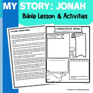 jonah and the big fish whale bible lesson for kids primary elementary made by teachers