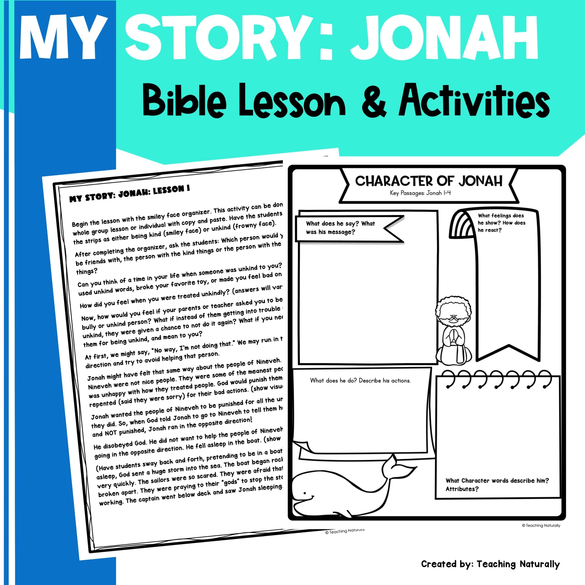 Kids Character of the Bible Study Guide Free Printable
