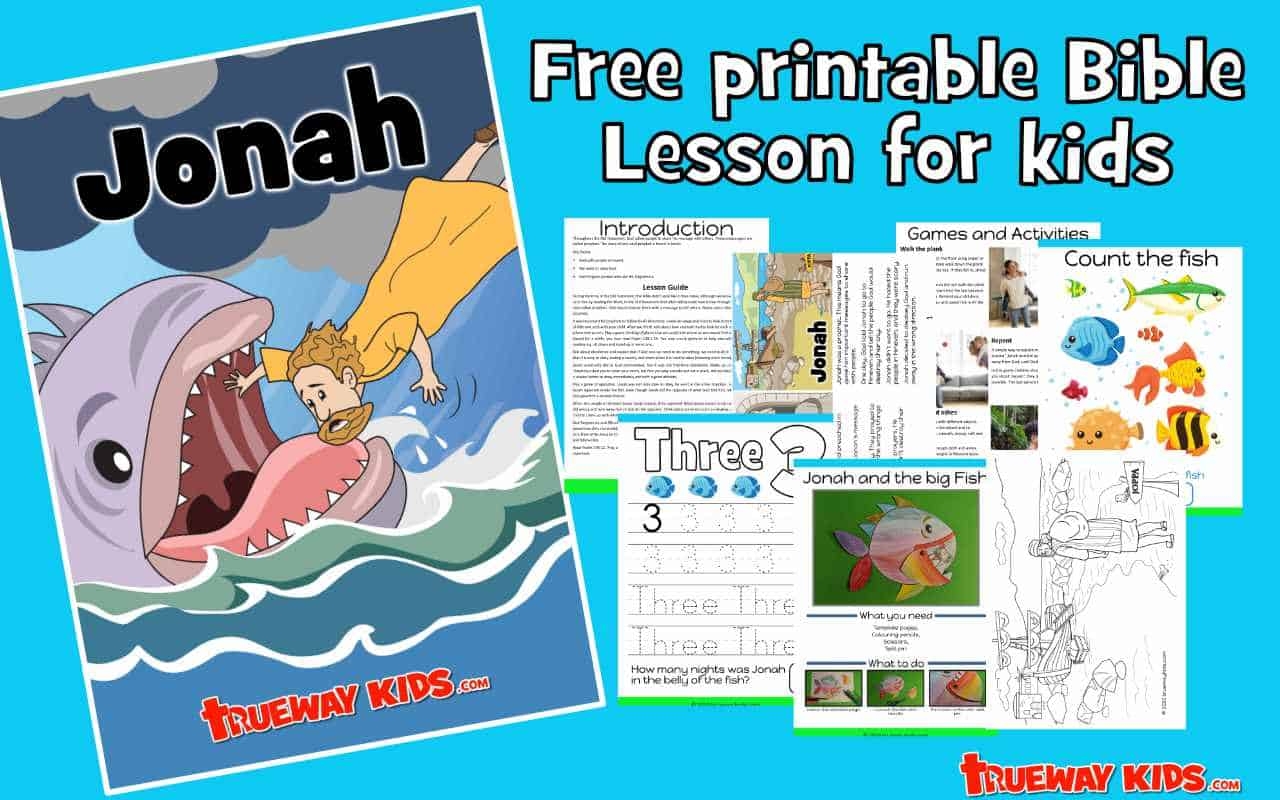 Jonah Bible Lesson For Kids Trueway Kids