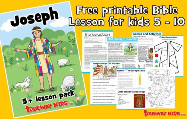 Joseph 5 10 Year Old Bible Lesson Pack Trueway Kids