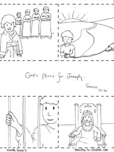 joseph coloring pages