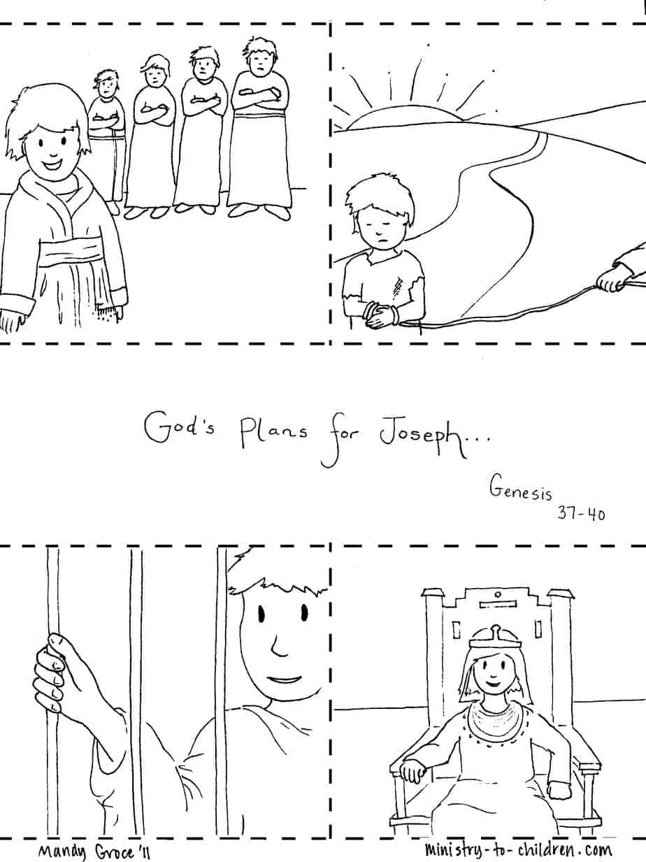 joseph coloring pages