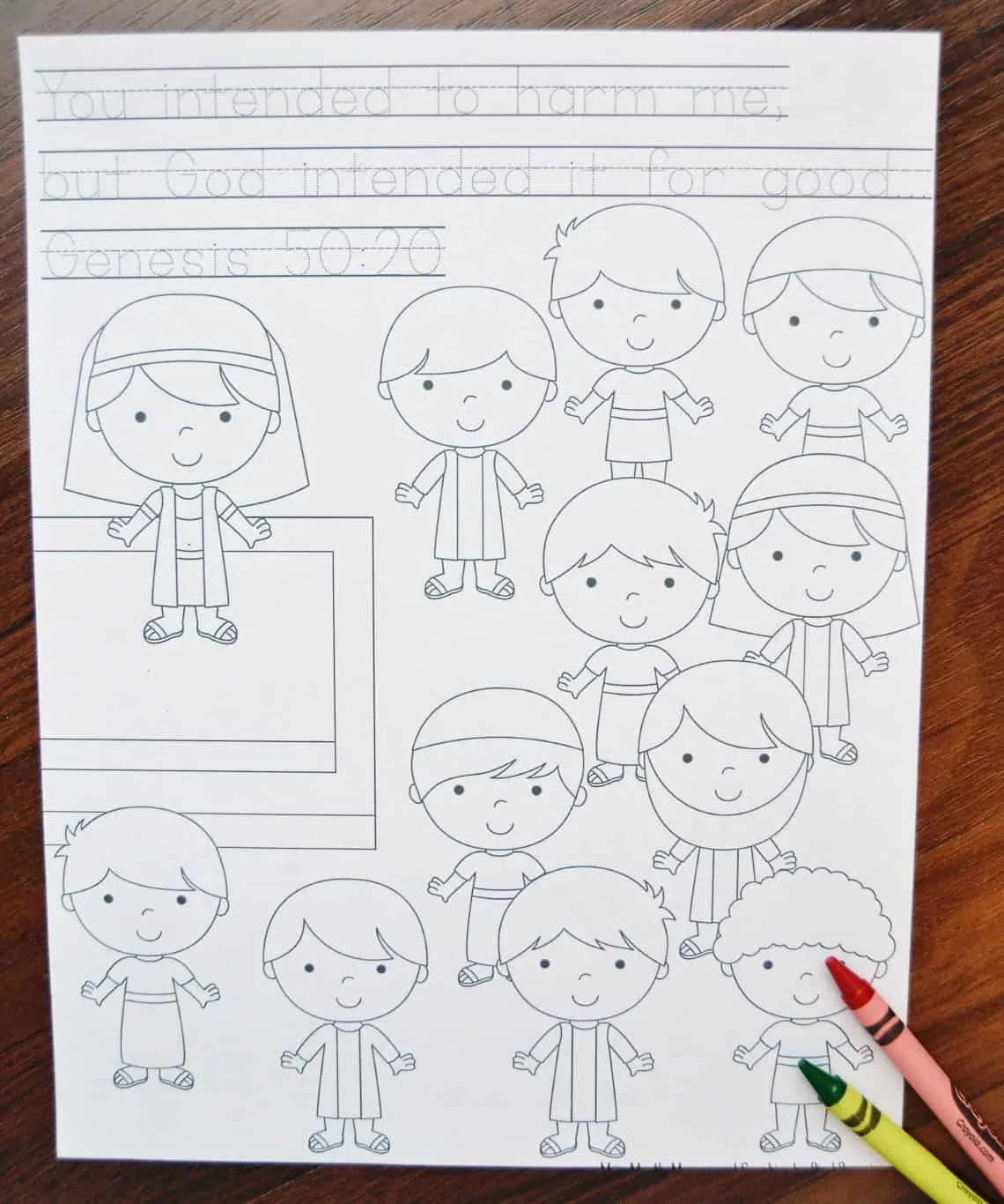 Joseph Coloring Pages Free Printables Mary Martha Mama