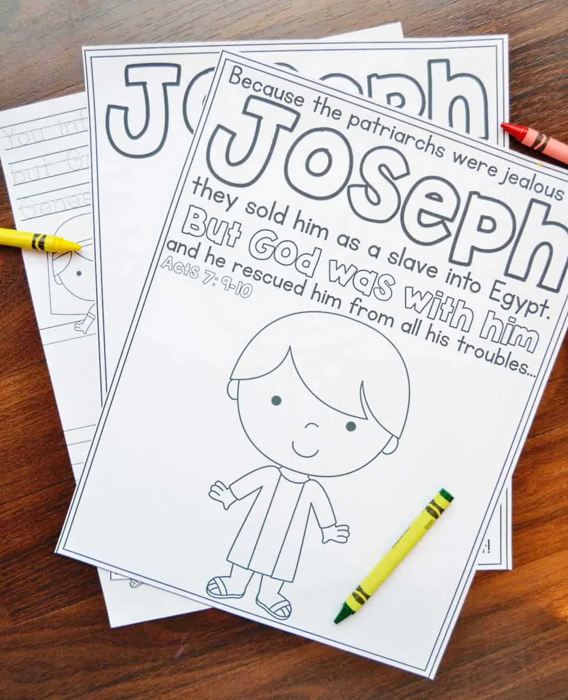 Joseph Coloring Pages Free Printables Mary Martha Mama