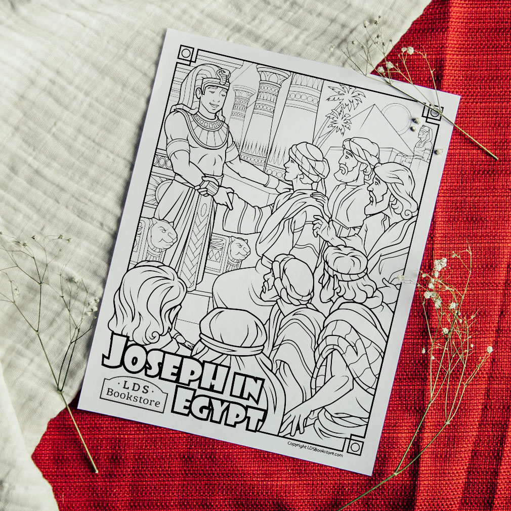 Joseph In Egypt Coloring Page Printable