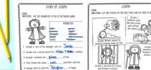 Joseph Printable Activity Sheets Craft For Sunday School Or Bible Class Print And Go Bible Lesson For Elementary Students Etsy