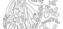 Joseph s Coat Of Many Colors Coloring Page 8 5X11 Bible Journaling Tip in 6X8 Etsy