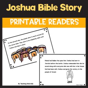 joshua and the battle of jericho bible lesson for kids mini reader classful