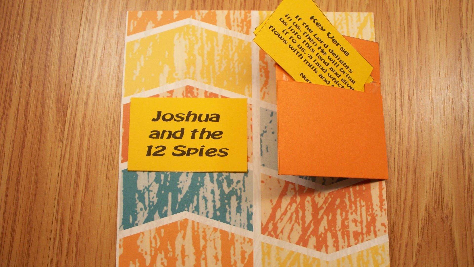 Joshua Bible Story Joshua And The 12 Spies Bible Crafts For Kids