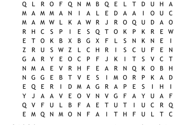 Joshua Word Search WordMint